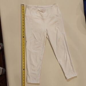 Victoria's Secret Cream High-Waisted Leggings
